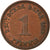 Coin, GERMANY - EMPIRE, Wilhelm II, Pfennig, 1899, Berlin, EF(40-45), Copper