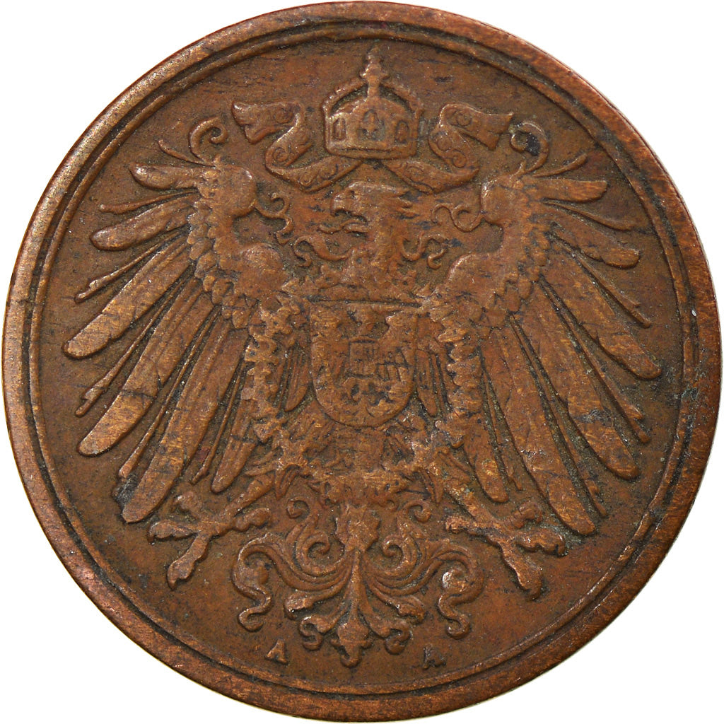 Munten, DUITSLAND - KEIZERRIJK, Wilhelm II, Pfennig, 1915, Berlin, ZF, Koper