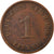 Coin, GERMANY - EMPIRE, Wilhelm II, Pfennig, 1915, Berlin, EF(40-45), Copper