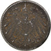 Moneda, ALEMANIA - IMPERIO, 5 Pfennig, 1920, Hambourg, BC+, Hierro, KM:19