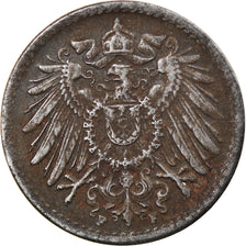 Münze, GERMANY - EMPIRE, 5 Pfennig, 1918, Stuttgart, S+, Iron, KM:19