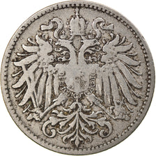 Coin, Hungary, Franz Joseph I, 10 Filler, 1893, Kormoczbanya, EF(40-45), Nickel