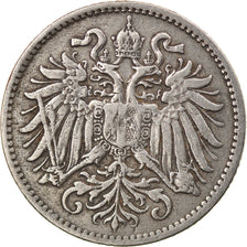 Munten, Hongarije, Franz Joseph I, 10 Filler, 1893, Kormoczbanya, ZF, Nickel