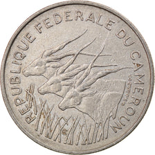 Coin, Cameroon, 100 Francs, 1971, Paris, EF(40-45), Nickel, KM:15