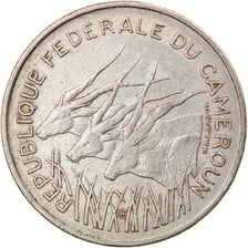 Coin, Cameroon, 100 Francs, 1972, Paris, EF(40-45), Nickel, KM:15