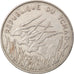 Coin, Chad, 100 Francs, 1975, EF(40-45), Nickel, KM:3