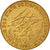 Monnaie, West African States, 5 Francs, 1983, TTB, Aluminum-Bronze