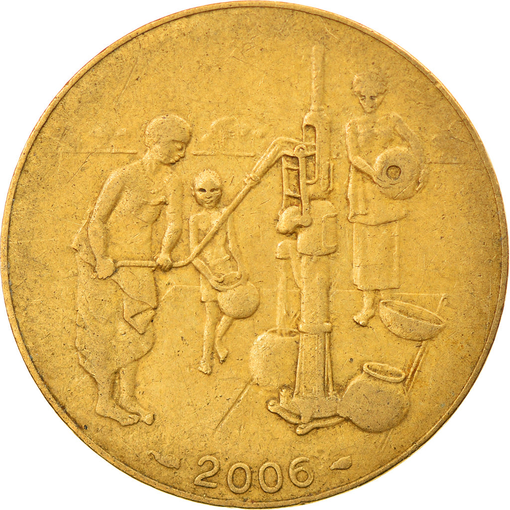 Coin, West African States, 10 Francs, 2006, EF(40-45), Aluminum-Bronze, KM:10