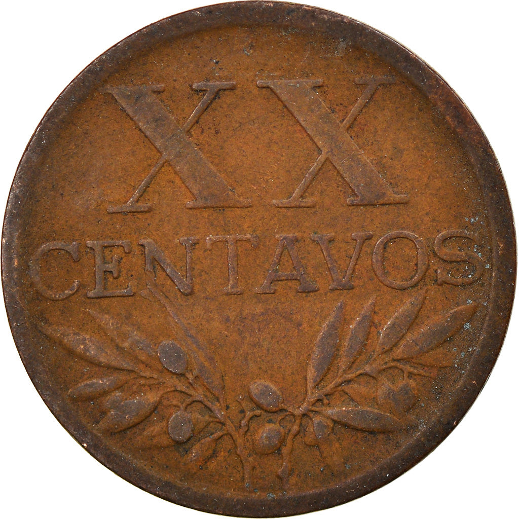 Münze, Portugal, 20 Centavos, 1949, SS, Bronze, KM:584
