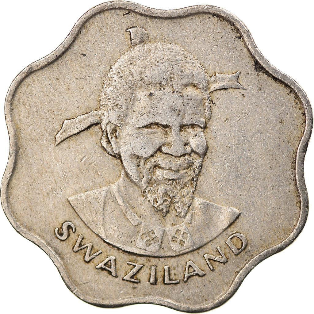 Moeda, Suazilândia, Sobhuza II, 10 Cents, 1979, British Royal Mint, EF(40-45)