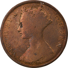 Monnaie, Hong Kong, Victoria, Cent, 1866, B+, Bronze, KM:4.1