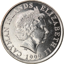 Coin, Cayman Islands, Elizabeth II, 25 Cents, 1999, British Royal Mint