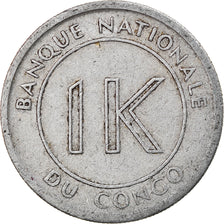 Coin, CONGO, DEMOCRATIC REPUBLIC, Likuta, 1967, VF(30-35), Aluminum, KM:8
