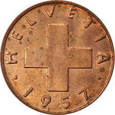 Coin, Switzerland, Rappen, 1987, Bern, EF(40-45), Bronze, KM:46