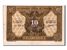 Banknote, French Indochina, 10 Cents, 1942, AU(50-53)