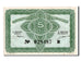 Billet, Indochine Française, 5 Cents, 1942, SPL+