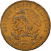 Moneta, Mexico, 20 Centavos, 1955, Mexico City, EF(40-45), Bronze, KM:439