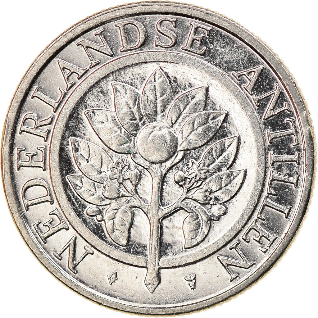 Munten, Nederlandse Antillen, Beatrix, 10 Cents, 1998, PR, Nickel Bonded Steel