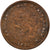 Moneda, Países Bajos, Wilhelmina I, 1/2 Cent, 1917, MBC, Bronce, KM:138