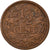 Munten, Nederland, Wilhelmina I, 1/2 Cent, 1917, ZF, Bronze, KM:138