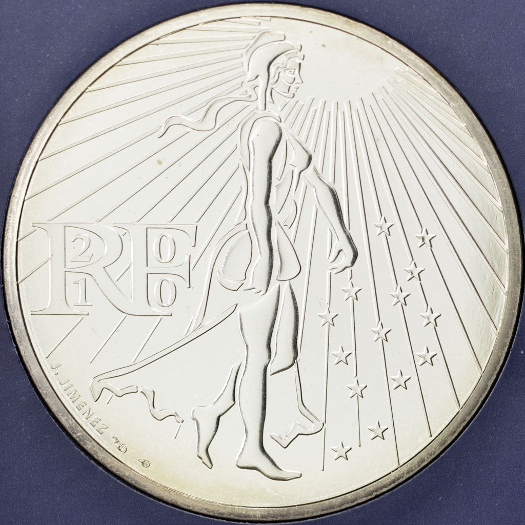 FRANCE, 50 Euro, 2010, Paris, KM #1644, MS(65-70), Silver, 36, 36.00