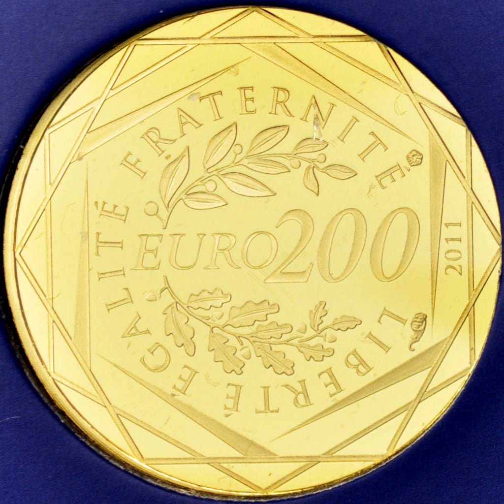 Francia, 200 Euro, 2011, FDC, Oro, KM:1757