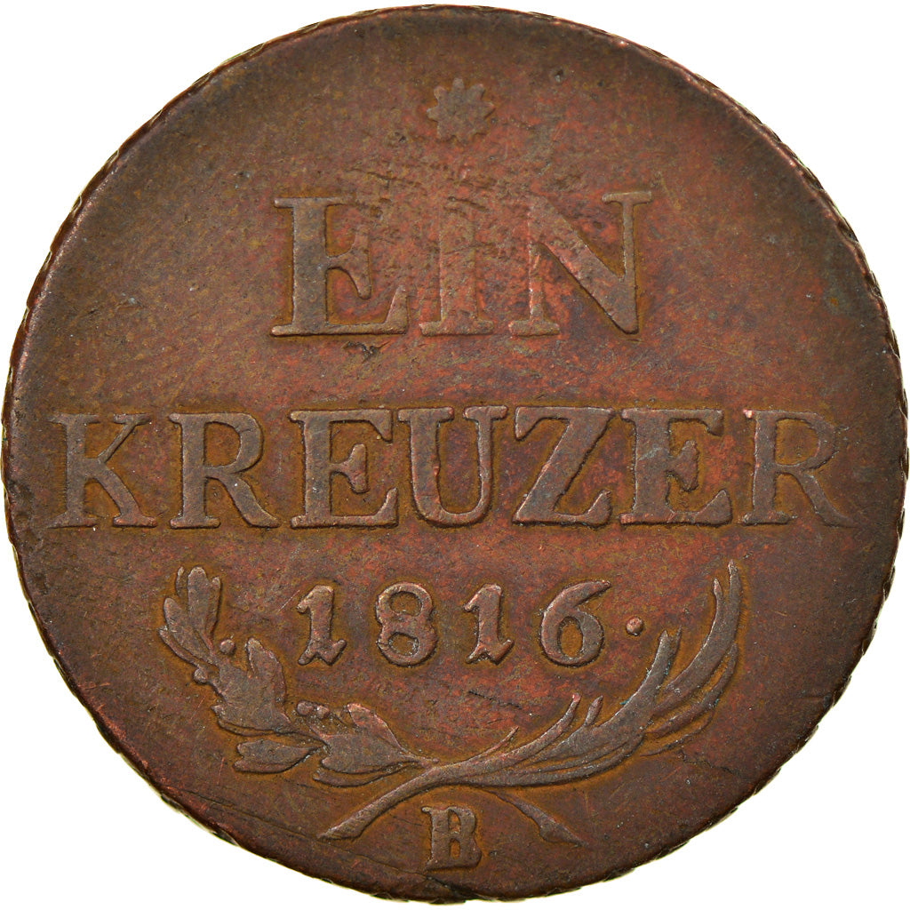 Münze, Österreich, Franz II (I), Kreuzer, 1816, S+, Kupfer, KM:2113