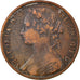 Coin, Great Britain, Victoria, Penny, 1875, EF(40-45), Bronze, KM:755