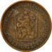 Coin, Czechoslovakia, Koruna, 1971, EF(40-45), Aluminum-Bronze, KM:50