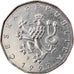 Münze, Tschechische Republik, 2 Koruny, 1997, SS, Nickel plated steel, KM:9