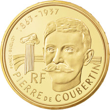 FRANCE, 500 Francs, 1991, Paris, KM #1000, MS(65-70), Gold, 17.00