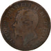 Coin, Italy, Vittorio Emanuele II, 5 Centesimi, 1861, Milan, F(12-15), Copper