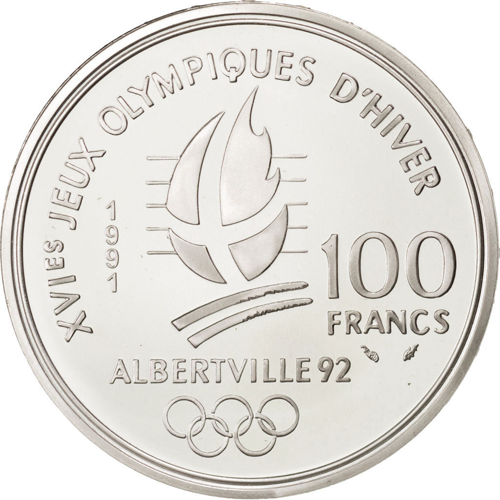 Coin, France, 100 Francs, 1991, MS(65-70), Silver, KM:993