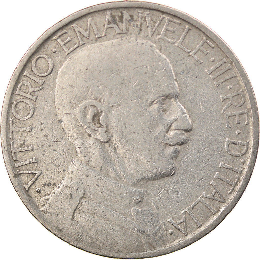 Munten, Italië, Vittorio Emanuele III, 2 Lire, 1925, Rome, ZF, Nickel, KM:63