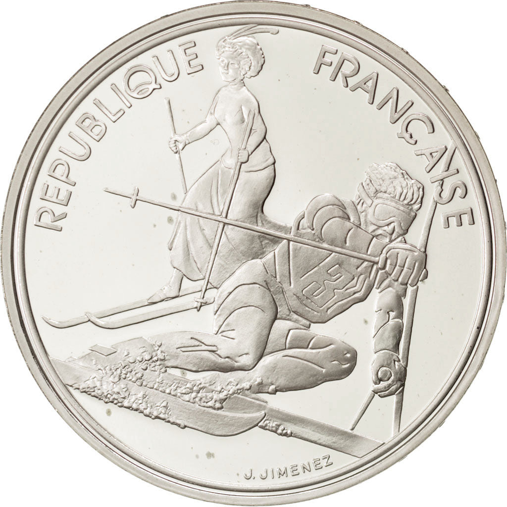 Coin, France, 100 Francs, 1990, MS(65-70), Silver, KM:984