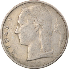 Monnaie, Belgique, 5 Francs, 5 Frank, 1948, TTB, Copper-nickel, KM:134.1