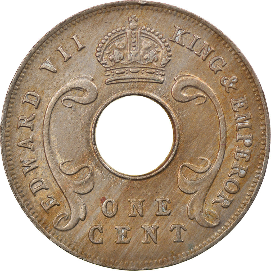 Monnaie, EAST AFRICA, Edward VII, Cent, 1909, TTB, Copper-nickel, KM:5a