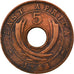 Münze, EAST AFRICA, George VI, 5 Cents, 1943, SS, Bronze, KM:25.2