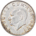 Munten, Turkije, 10 Lira, 1985, FR+, Aluminium, KM:964