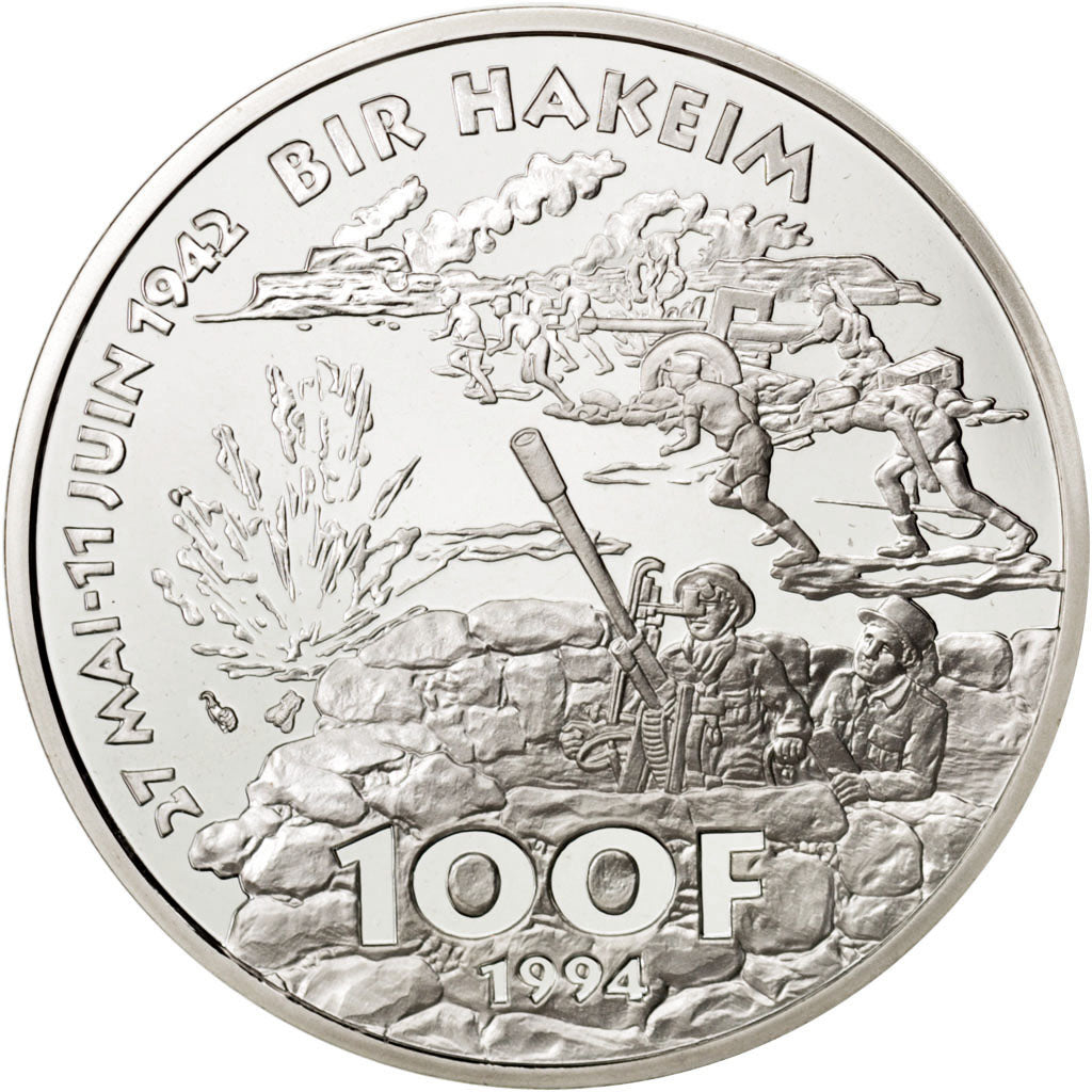 FRANCE, 100 Francs, 1994, KM #1040, MS(65-70), Silver, 22.20