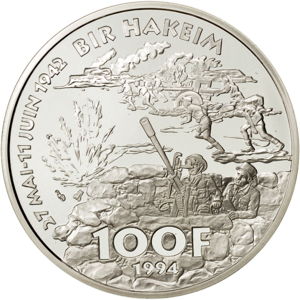 FRANCE, 100 Francs, 1994, KM #1040, MS(65-70), Silver, 22.20