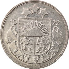 Coin, Latvia, 20 Santimu, 1922, EF(40-45), Nickel, KM:5