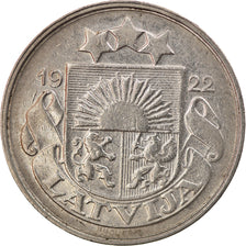 Coin, Latvia, 20 Santimu, 1922, EF(40-45), Nickel, KM:5
