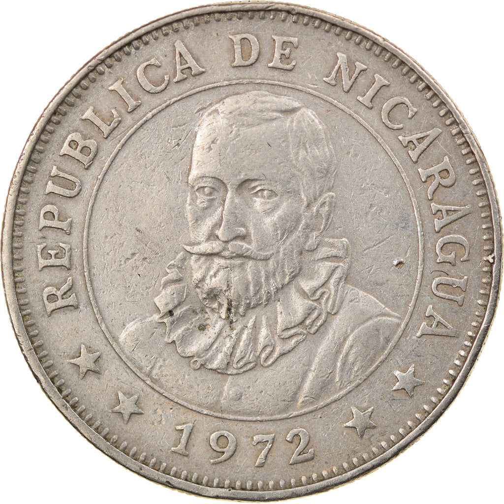 Monnaie, Nicaragua, Cordoba, 1972, TTB, Copper-nickel, KM:26
