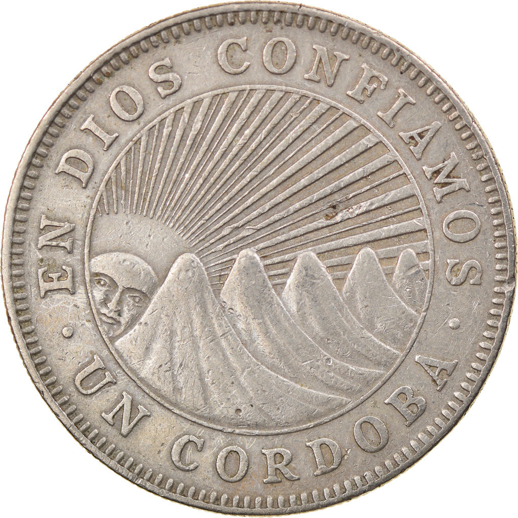 Monnaie, Nicaragua, Cordoba, 1972, TTB, Copper-nickel, KM:26