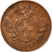 Coin, Switzerland, 2 Rappen, 1929, Bern, EF(40-45), Bronze, KM:4.2