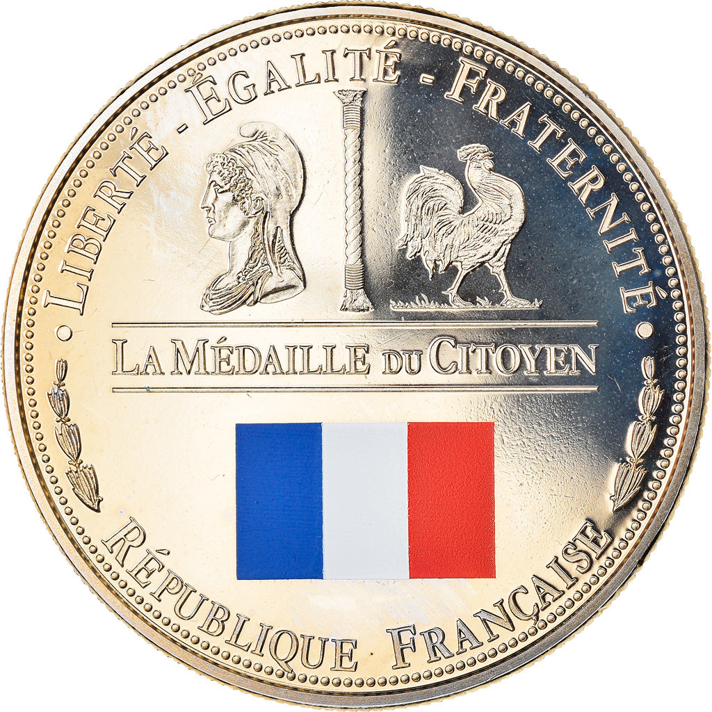 France, Medal, Révolution Française, Médaille du Citoyen, History, MS(65-70)