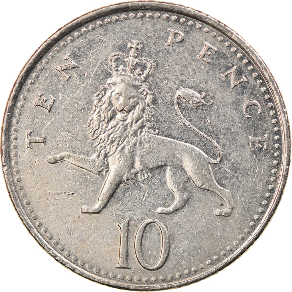 Moneda, Gran Bretaña, Elizabeth II, 10 Pence, 2003, MBC, Cobre - níquel