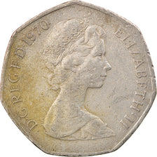 Münze, Großbritannien, Elizabeth II, 50 New Pence, 1970, SS, Copper-nickel