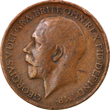 Coin, Great Britain, George V, Farthing, 1913, VF(30-35), Bronze, KM:808.1